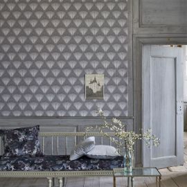 Designers Guild Wallpaper Veren Graphite