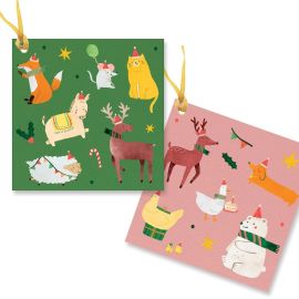 Vevoke Christmas Gift Tag Animals