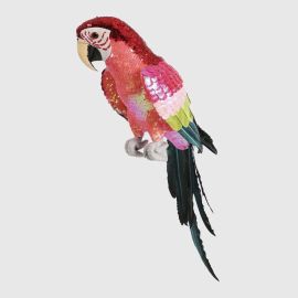Vixen & Velvet Christmas Decoration Majestic Stardust Parrot