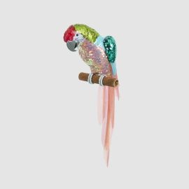 Vixen & Velvet Christmas Decoration Shimmsa Sequin Parrot