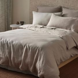 Weave Ravello Linen Duvet Cover Pebble