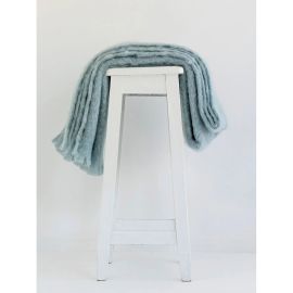 Windermere Mohair Throw Glacier