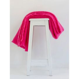 Windermere Mohair Throw Hot Pink
