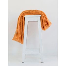 Windermere Mohair Throw Terracotta