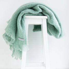 Windermere Mohair Throw Mint