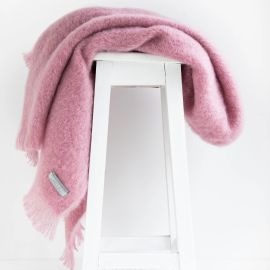 Windermere Mohair Throw Peony