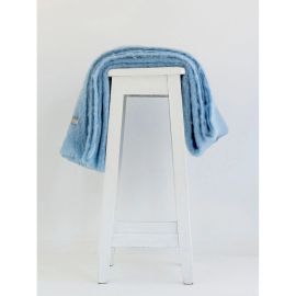 Windermere Mohair Throw Sky