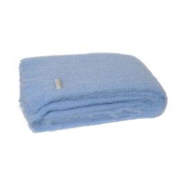 Windermere Mohair Throw Sky