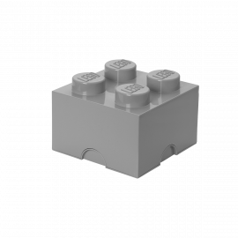 Lego Storage Brick 4 | Stone Grey
