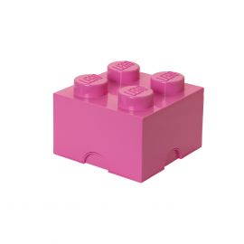 Lego Storage Brick 4 | Pink