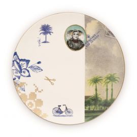 Pip Studio Heritage Plate Palm White 20cm