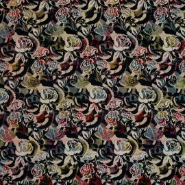 Osborne & Little Fabric Cosimo Raspberry/Blush/Silver