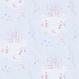 Sanderson Wallpaper Fairy Castle Blue