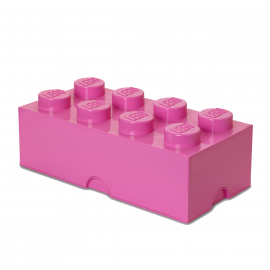 Lego Storage Brick 8 | Pink