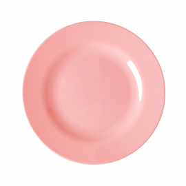 Rice Melamine Plate Dance Pink