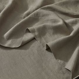 Weave Ravello Linen Flat Sheet Sheet Caper