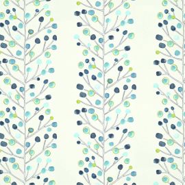 Scion Wallpaper Berry Tree Peacock, Powder Blue, Lime and Neutral