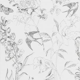 Designers Guild Wallpaper Sibylla Garden Black & White