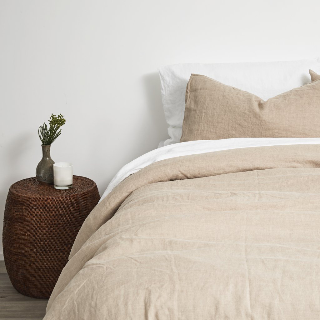 Seneca Vida Stone Washed Linen Sheets